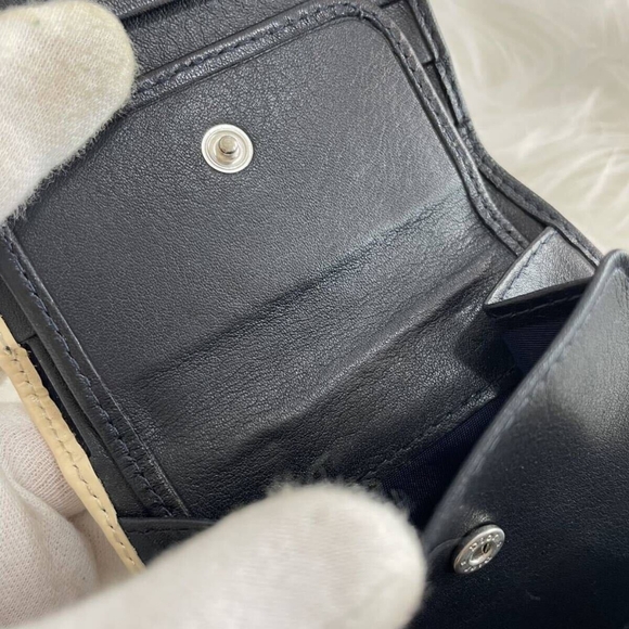 Like New Dior Trotter Varsity Line Trifold Compact Wallet! - Picture 8 of 14